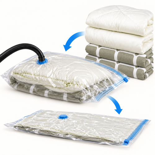 Set 3 saci de vidat 70 × 100 cm – Mai mult spațiu în dulap